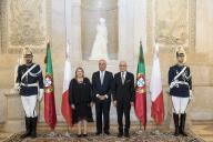 Visita de Estado a Portugal da Presidente de Malta. O Presidente da República Marcelo Rebelo e Sousa oferece um jantar em honra da Presidente de Malta Marie-Louise Coleira Preca, no Palácio Nacional da Ajuda, a 15 de maio de 2018