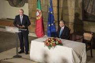 Presidente da República, Marcelo Rebelo de Sousa, recebe cumprimentos de Ano Novo dos Chefes de Missão, Embaixadores e Cônsules-gerais de Portugal acreditados junto de vários Estados e Organizações Internacionais, por ocasião do Seminário Diplomático que decorreu em Lisboa, a 3 de janeiro de 2018