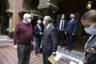 O Presidente da República Marcelo Rebelo de Sousa almoça na Casa do Alentejo, em Lisboa, a 2 de dezembro de 2020