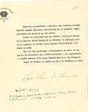 Decreto de nomeação de António de Oliveira Salazar, Ministro das Finanças, para, na ausência temporária do Ministro Eduardo Augusto Marques, gerir interinamente os negócios do Ministério das Colónias. 