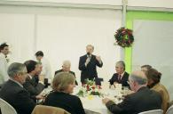 O Presidente da República, Jorge Sampaio, preside à inauguração do Centro Social de Santo António, na Rua Eng.º Ferreira Dias, em Lisboa, a 22 de dezembro de 2001