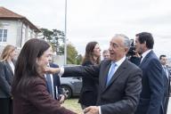 O Presidente da República Marcelo Rebelo de Sousa, em reunião sobre Estratégia para Integração dos Sem Abrigo, no Porto, a 2 de maio de 2008

