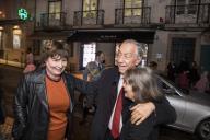 O Presidente da República Marcelo Rebelo de Sousa assiste, no cinema Ideal em Lisboa, à estreia do documentário “Correspondências”, de Rita Azevedo Gomes, sobre a correspondência que os poetas Sophia de Mello Breyner Andresen (1919-2004) e Jorge de Sena (1919-1978) trocaram ao longo de duas décadas (1959-1978), a 8 de março de 2018.