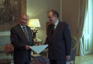 Audiência concedida pelo Presidente da República, Jorge Sampaio, ao Embaixador de Portugal em Ottawa, José Duarte de Jesus, a 17 de abril de 1997