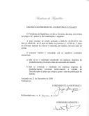 Decreto que reduz, por indulto, em dois anos a pena residual de prisão aplicada a Idílio Augusto da Silva Matos, de 27 anos de idade, no processo nº 147/99 do 1º Juízo do Tribunal Judicial de Chaves.