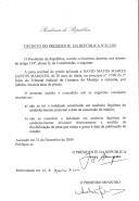 Decreto que reduz, por indulto, em dois anos de prisão, a pena residual de prisão aplicada a David Matos Soares Santos Marques, de 38 anos de idade, no processo n.º 17/98 do 2.º Juízo do Tribunal Judicial da Comarca do Montijo.