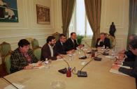 Audiência concedida pelo Presidente da República, Jorge Sampaio, à CGTP-Intersindical, a 16 de fevereiro de 2001