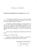 Decreto que estende ao território de Macau a Convenção n.º 155 da OIT [Organização Internacional do Trabalho] sobre a Segurança e a Saúde dos Trabalhadores, de 1981.