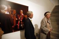 A Dra. Maria Cavaco Silva visita a exposição da Pintora Graça Morais, patente na Cordoaria Nacional, em Lisboa, a 12 de dezembro de 2006