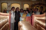 Deslocação do Presidente da República, Jorge Sampaio, ao Museu Nacional do Coches, onde assiste à apresentação do "Coche Oceanos", a 28 de julho de 1998