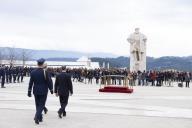 O Presidente da República Marcelo Rebelo de Sousa recebe o Presidente da República Helénica, Prokopios Pavlopoulos e Senhora Vlasia Pavlopoulou, no Pátio das Escolas da Universidade de Coimbra, por ocasião da Visita de Estado a realizar a Portugal, a 30 de janeiro de 2017