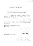Decreto que revoga, por indulto, a pena acessória de expulsão do País aplicada a Ângelo dos Reis Tavares, no Proc.º n.º 238/92  do Tribunal de Círculo de Portimão.