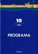 Dia de Portugal de Camões e das Comunidades Portuguesas - 10 Junho 1992 - Programa Lisboa