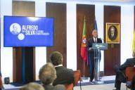 O Presidente da República Marcelo Rebelo de Sousa preside, na sede da Associação Industrial Portuguesa em Lisboa, à sessão de apresentação das comemorações dos “150 anos do Nascimento de Alfredo da Silva - O Futuro como Tradição” promovida pela Fundação Amélia de Mello, a 30 de junho de 2020