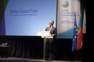 O Presidente da República, Aníbal Cavaco Silva, preside à sessão de abertura do Fórum COTEC “Portugueses reencontram-se”, no Centro Cultural de Belém, proferindo uma intervenção, a 25 de Novembro de 2011