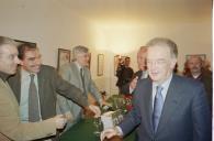 Deslocação do Presidente da República, Jorge Sampaio, à Associação 25 de Abril, onde preside ao lançamento do Livro "A filha rebelde", de José Pedro Castanheira e Valdemar Cruz, a 19 de janeiro de 2004