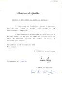 Decreto que revoga, por indulto, a pena acessória de expulsão do País aplicada a Nkelani Kazadi, no Processo nº 78/94 do Tribunal Judicial da Comarca de Pinhel.