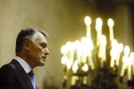 O Presidente da República, Aníbal Cavaco Silva, participa na XV Cerimónia de Entrega do Prémio Norte-Sul do Conselho da Europa, atribuído à activista koweitiana Rola Dashti e ao ex-Presidente russo Mikhail Gorbatchev, na Sala do Senado, Assembleia da República, a 18 de maio de 2010