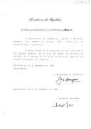 Decreto que revoga, por indulto, a pena acessória de expulsão do País aplicada a Ivo Mendes Tavares, no Proc.º  n.º 2410/91 da 1.ª Secção do 2.º Juízo do Tribunal Judicial de Loulé. 