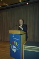 O Presidente da República, Jorge Sampaio, preside ao 1º Congresso "Imigração em Portugal: Diversidade, Cidadania e Integração", na Fundação Calouste Gulbenkian, a 19 de dezembro de 2003