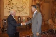 Audiência concedida pelo Presidente da República, Aníbal Cavaco Silva, ao Governador do Banco de Portugal, Carlos Costa, a 8 de julho de 2013