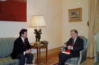 Audiência concedida pelo Presidente da República, Jorge Sampaio, ao Bastonário da Ordem dos Médicos Dentistas, Orlando Monteiro da Silva, a 11 de março de 2002