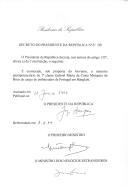 Decreto que exonera, sob proposta do Governo, o ministro plenipotenciário de 1.ª classe Gabriel Maria da Costa Mesquita de Brito do cargo de Embaixador de Portugal em Bangkok [Tailândia].