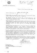 Carta do Presidente da Guiné-Bissau, João Bernardo Vieira, endereçada ao Presidente da República Portuguesa, Mário Soares, informando da sua deslocação ao Extremo Oriente e do interesse particular em estabelecer contactos com as autoridades de Macau, prevendo efetuar uma visita de trabalho aquele território, no dia 26 de março de 1995.