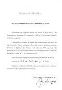 Decreto que estende ao território de Macau a Convenção sobre o Reconhecimento dos Divórcios e Separação de Pessoas, de 1 de junho de 1970.