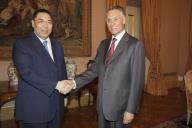 O Presidente da República, Aníbal Cavaco Silva,  recebe em audiência, o Chefe do Executivo da Região Administrativa Especial de Macau, Fernando Chui Sai On, no Palácio de Belém, a 22 de junho de 2010