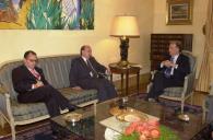 Audiência concedida pelo Presidente da República, Jorge Sampaio, ao Ministro da Defesa da República Argentina, José Pampuro, a 15 de junho de 2004
