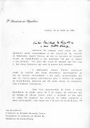 Carta do Presidente da República, Mário Soares, endereçada ao Presidente do Conselho de Estado da República da Guiné-Bissau, João Bernardo Vieira, manifestando, de novo, a sua preocupação pela situação política naquele país, tornando difícil a concretização de uma visita presidencial em resposta a convite que lhe foi endereçado pelo Embaixador Leonel Vieira.