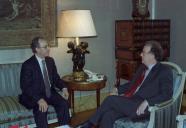 Audiência concedida pelo Presidente da República, Jorge Sampaio, ao Ministro da República para os Açores, Mário Pinto, a 4 de junho de 1997