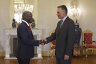 Audiência concedida pelo Presidente da República, Aníbal Cavaco Silva, ao Presidente da República da Guiné-Bissau, José Mário Vaz, a 30 de outubro de 2014