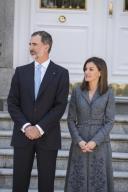 Visita de Estado a Espanha. O Presidente da Republica Marcelo Rebelo de Sousa é recebido pelos Reis de Espanha, D. Felipe VI e D. Letizia, no Palácio da Zarzuela onde decorreu um almoço restrito, a 16 de abril de 2008