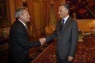 O Presidente da República, Aníbal Cavaco Silva, recebe em audiência uma delegação do Partido Comunista, com vista à marcação da data das eleições para a Assembleia da República, a 24 de junho de 2009