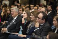 O Presidente da República Marcelo Rebelo de Sousa preside, no Instituto Superior Técnico (IST) em Lisboa, à Cerimónia de entrega do 28.º Prémio Científico IBM, entregando o diploma à vencedora desta edição, a investigadora Marija Vranic, a 16 de janeiro de 2019