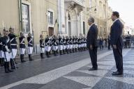 O Presidente da República Marcelo Rebelo de Sousa preside, na Praça do Município em Lisboa, à Cerimónia Comemorativa do 107.º aniversário da Implantação da República, a 5 de outubro de 2017