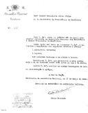 Ofício n.º 352 do Secretário da Assembleia Nacional, dirigido ao Comandante Jaime Athias, Secretário da PR, solicitando empréstimo de passadeira vermelha, tapete e cadeiras, para servirem por ocasião da cerimónia de juramento do Presidente da República na Assembleia.