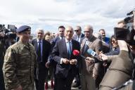 Visita de Estado do Presidente da República Marcelo Rebelo de Sousa à República Helénica.   O Presidente Marcelo Rebelo de Sousa visita campo de refugiados da Organização Internacional para as Migrações (OIM) em Tebas, IOM Thiva Open Accommodation Center), a 14 de março de 2008