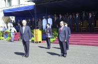 O Presidente da República, Jorge Sampaio, preside às cerimónias do 138.º aniversário da Polícia de Segurança Pública, a 2 de julho de 2005