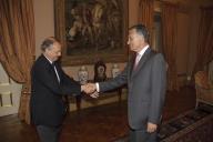 O Presidente da República, Aníbal Cavaco Silva, recebe em audiência uma delegação da Comissão Nacional de Proteção de Dados, a 7 de julho de 2009