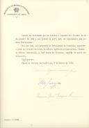 Decreto de concessão do grau de Oficial da Ordem do Mérito Agrícola e Industrial, Classe do Mérito Industrial a José Nunes de Oliveira, capitão de navio bacalhoeiro.