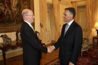 Audiência pelo Presidente da República, Aníbal Cavaco Silva, ao ex-primeiro-ministro búlgaro, Simeão Saxe-Coburg Gothaa, 17 de maio de 2006
