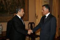 Audiência concedida pelo Presidente da República, Aníbal Cavaco Silva, ao Presidente da Assembleia Nacional da Turquia, Bülent Arinç, a 30 de março de 2007