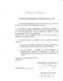 Decreto que comuta, por indulto, a pena de prisão relativamente indeterminada aplicada a António José Correia Madeira, de 46 anos de idade, no processo nº 173/85 do Tribunal de Loulé, na pena determinada de 8 anos e 4 meses de prisão e revoga, por indulto, a pena aplicada no processo nº 725/85 do Tribunal de Grândola.