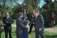 Deslocação do Presidente da República, Jorge Sampaio, ao Hotel Palácio de Seteais, em Sintra, para almoço oferecido pela Federação Portuguesa de Atletismo, a 6 de outubro de 1998