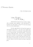 Carta do Presidente da República, Mário Soares, dirigida a Presidente da República Popular de Moçambique, Joaquim Chissano, convidando-o, em seu nome e do Governo português, a realizar uma Visita de Estado a Portugal, por ocasião da sua anunciada intenção de se deslocar a alguns países europeus, em março de 1989.