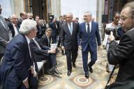 O Presidente da República Marcelo Rebelo de Sousa, preside, no Palácio da Bolsa no Porto, à Sessão solene de abertura da Grande Conferência dos 130 anos do Jornal de Notícias, cujo tema é “A Falar nos Entendemos: A Língua como Ativo Estratégico”, a 1 de junho de 2018

