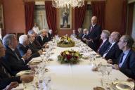 O Presidente da República, Marcelo Rebelo de Sousa, e o Presidente da Assembleia da República Eduardo Ferro Rodrigues promovem, no Palácio de Belém, um almoço com antigos Deputados da Assembleia Constituinte e antigos Presidentes da Assembleia da República, por ocasião do 40.º Aniversário da Constituição da República Portuguesa, a 2 abril 2016